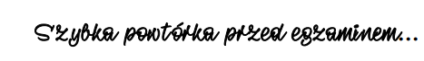 Klasa VIII: zadania powtórkowe