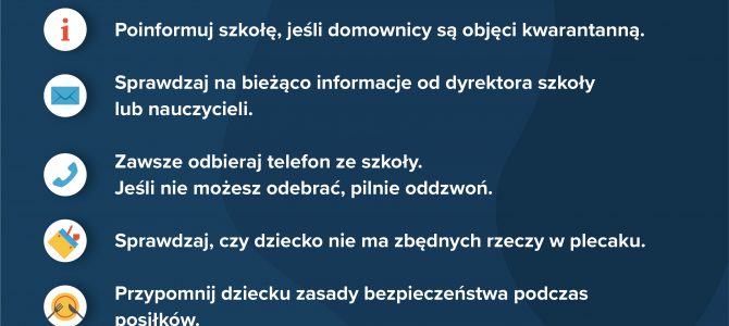 Bezpieczny powrót do szkoły – dla rodzica Bezpieczny powrót do szkoły – dla rodzica