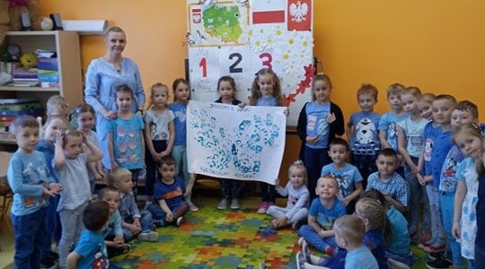 Udział w akcji „Jesteśmy z Wami niebieskimi motylami!”