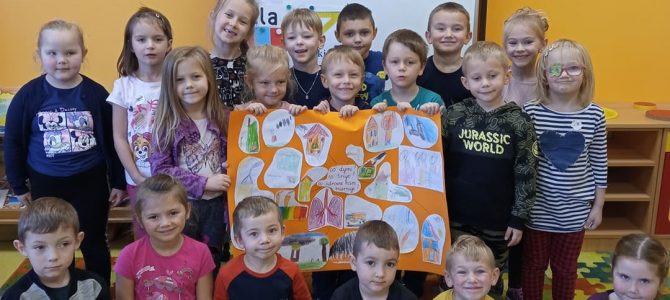 Przedszkolaki rozpoczynają program „Czyste powietrze wokół nas” Przedszkolaki rozpoczynają program „Czyste powietrze wokół nas”