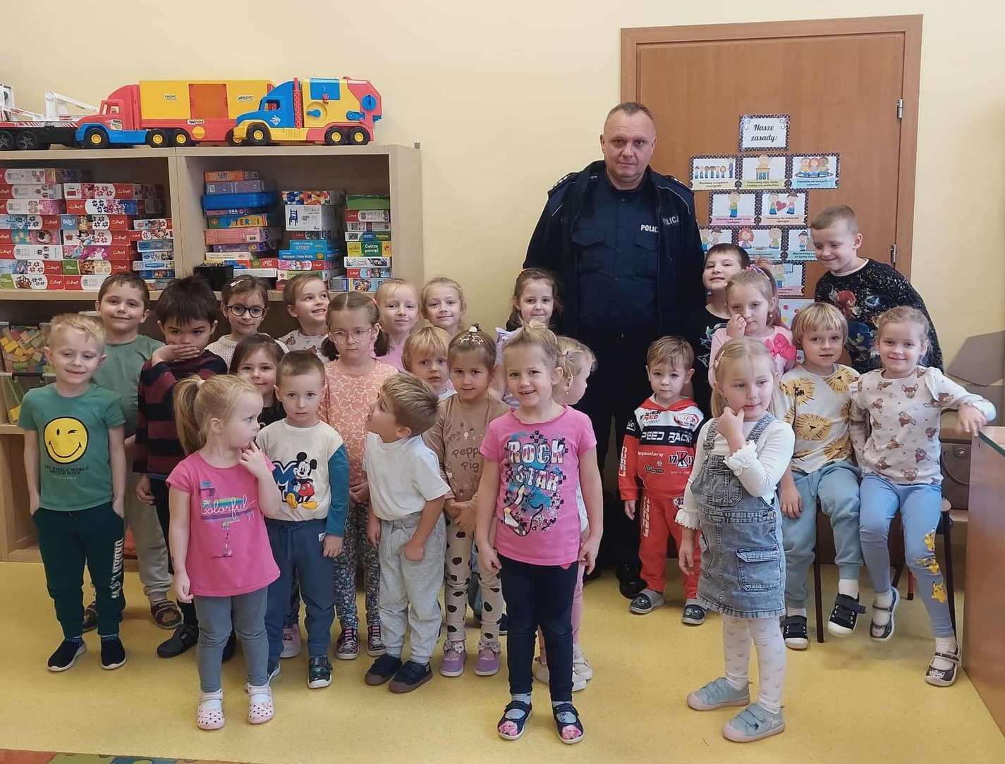 Spotkanie z Policjantem w Przedszkolu