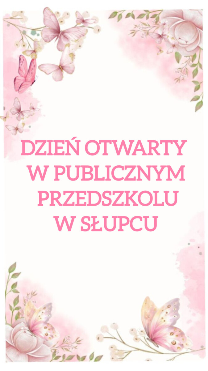 Dzień otwarty w przedszkolu Dzień otwarty w przedszkolu