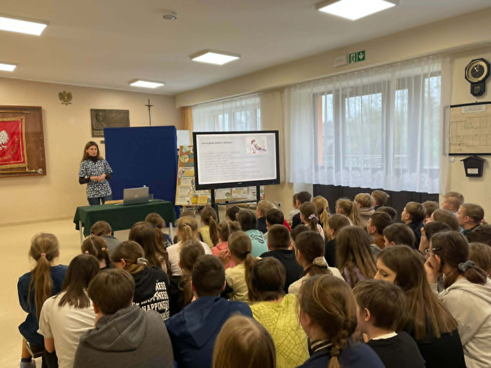 Wizyta pani stomatolog
